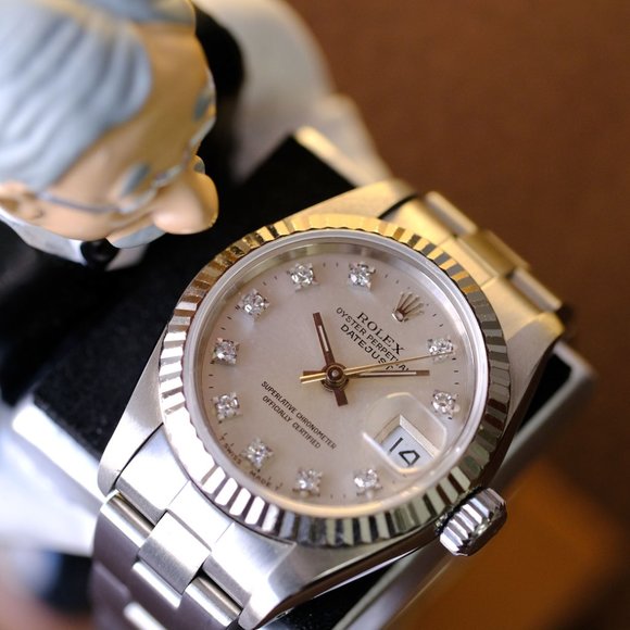 Rolex Datejust  69174 Factory Silver Dial  26mm - Picture 6 of 7